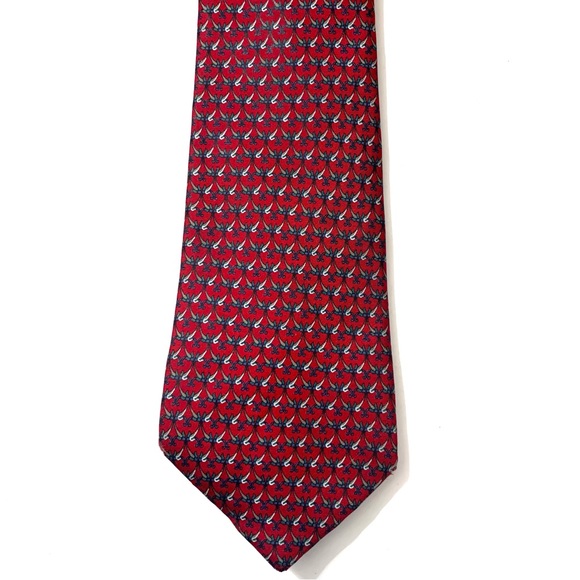 CHRISTIAN DIOR Silk Tie, red - Picture 1 of 2